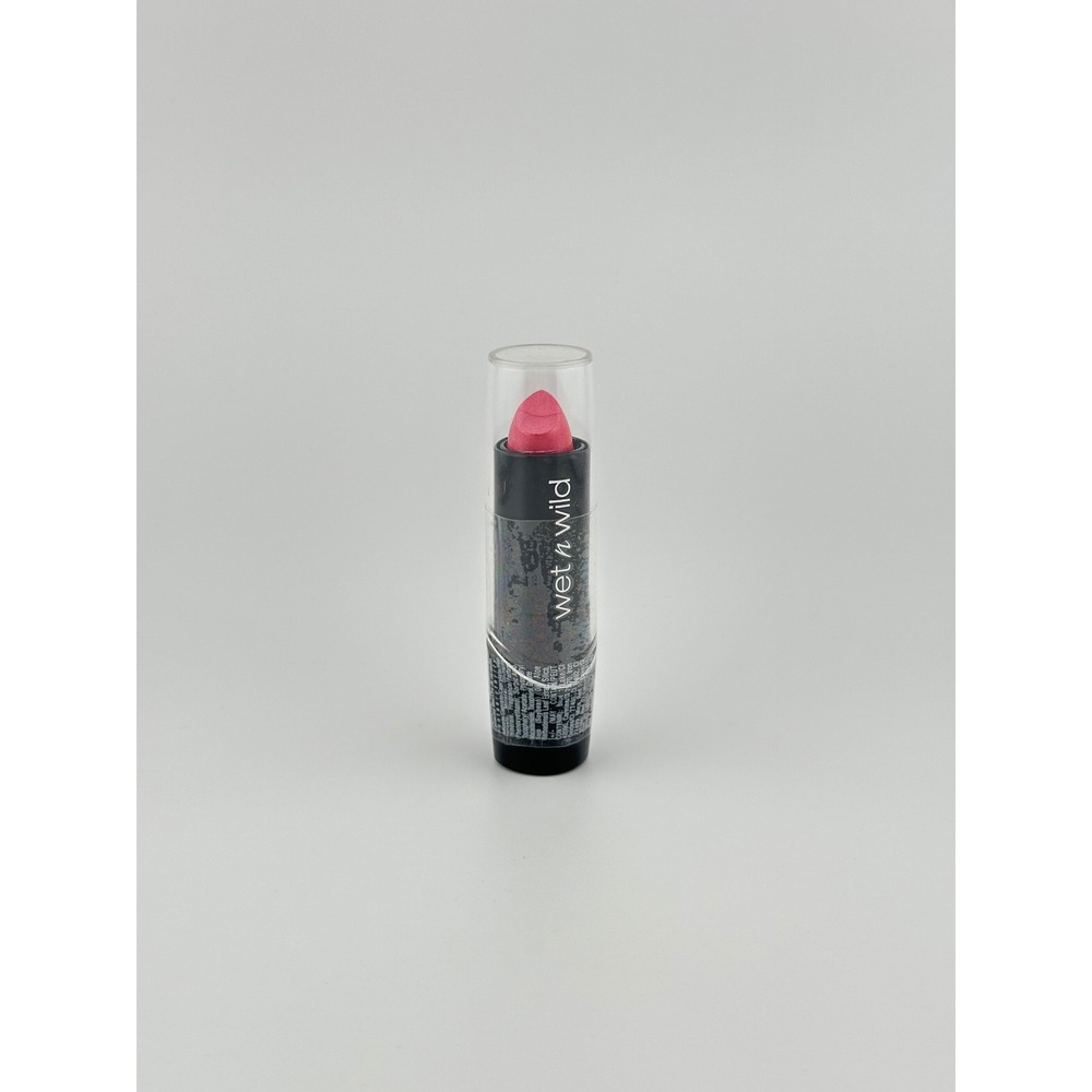 Wet n Wild Lipstick Womens 0.13oz Pink Ice 504A Frosty Silk Finish New/Sealed